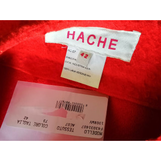 Asymmetrische rok Hache Virgin Wol Archief Oranje Made in Italië