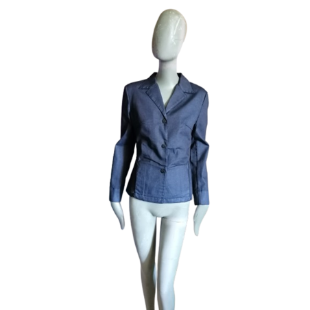 Cerruti Jeans Arquivo - Y2K Deadstock revestido com blazer jaqueta