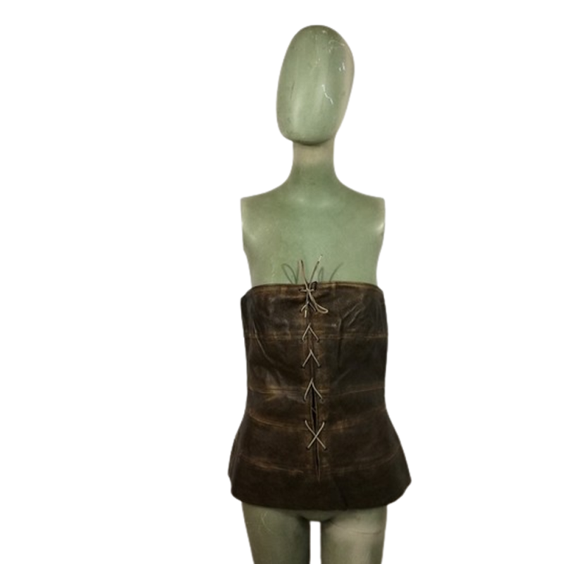 Lederen bustier Hache Model D23201290