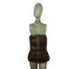 Lederen bustier Hache Model D23201290