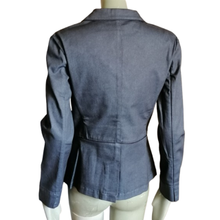 Cerruti Jeans Archiv - Y2K Deadstock beschichtete Blazer Jacket