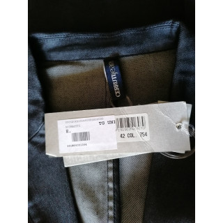Cerruti Jeans Archiv - Y2K Deadstock beschichtete Blazer Jacket