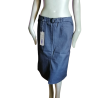Midi-rok Cerruti Jeans Vintage gecoate Y2K-doden