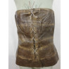 Bustier de couro Hache Modelo D23201290