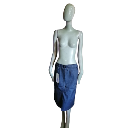 Midi-rok Cerruti Jeans Vintage gecoate Y2K-doden