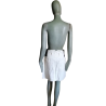 Vintage rok Côte Parijs Parijs Hoog wit en zwart 90s