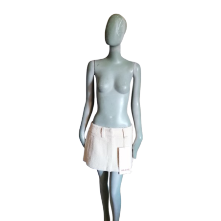Ax skirt archive in virgin wool loop close-Deadstock