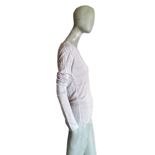 Velvet door Graham & Spencer Archive Y2K Made in Verenigde Staten - Top Nude NWT