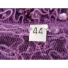 Boléro vintage lilas brodé sequins – pièce atelier cérémonie