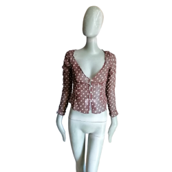 Coast Archivo - Y2K Deadstock Seda Blusa de Seda