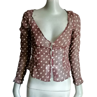Coast Archivo - Y2K Deadstock Seda Blusa de Seda