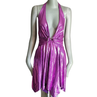Naked Kleid Fuchsia Y2k Vintage Fuchsie