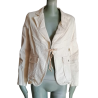 WEBER Archive — Veste sculpturale en coton gaufré