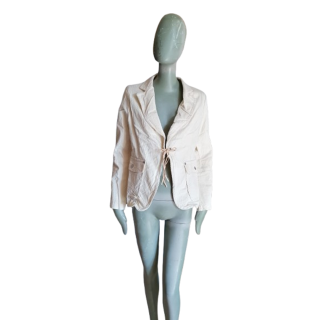 WEBER Archive — Veste sculpturale en coton gaufré