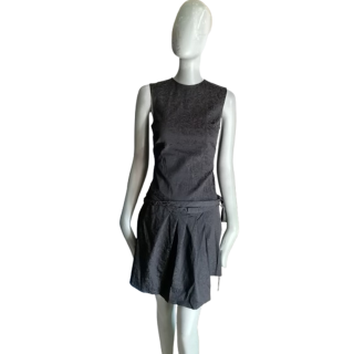 Vestido de archive Simultaneous Deadstock feito na Itália