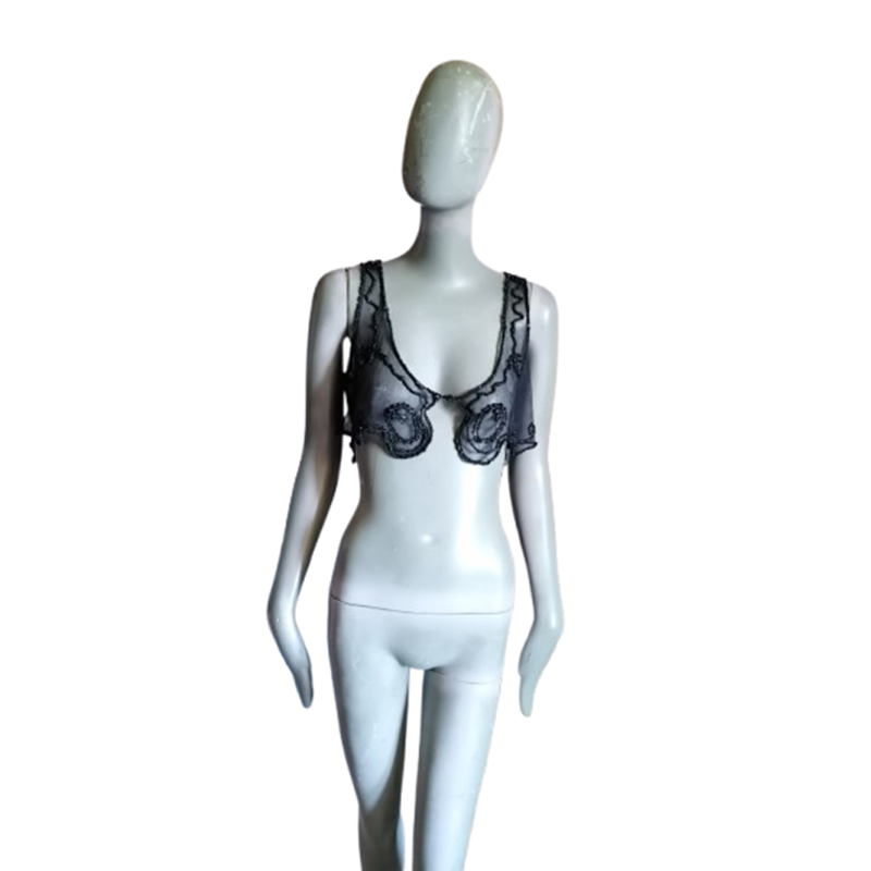 Bustier Archive Malìparmi JE02 Zwart Beaded - Deadstock