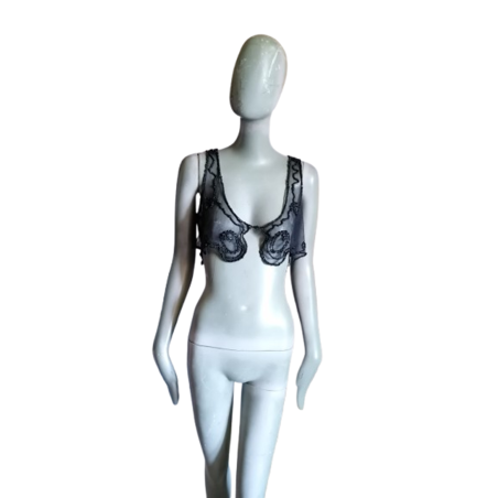 Bustier Archive MalìParmi Je02 Black Beaded - Modo de muerto