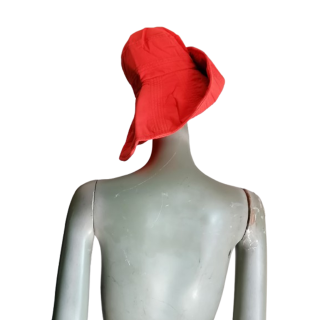 MalìParmi Archive - Oversize Sculptural Hat in Complexion Cotton