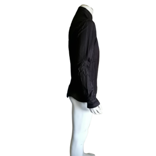 Hemd des Archivs Dirk Bikkembergs 2003 Black Stripes Deadstock