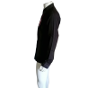 Hemd des Archivs Dirk Bikkembergs 2003 Black Stripes Deadstock