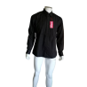 Hemd des Archivs Dirk Bikkembergs 2003 Black Stripes Deadstock