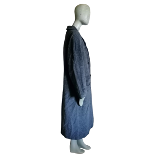 Vintage Mohair Oversize jas van Franse textielworkshop
