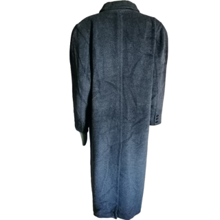 Manteau vintage mohair oversize issu d’atelier textile français
