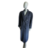 Abrigo de gran tamaño de Mohair de la vendimia del taller de textiles franceses