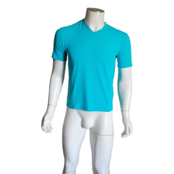 Thierry Mugler Archive Deadstock T-Shirt Men Second Turquoise Skin