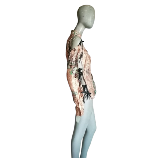 Dirk Bikkembergs Archive 2002 Top Femme Déstructuré Rare