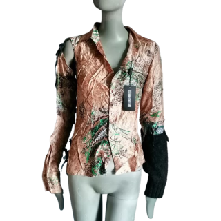 Dirk Bikkembergs Arquivo 2002 Top Mulheres Desestruturadas Raras