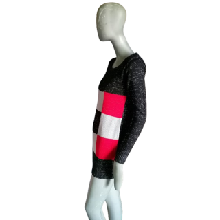 Mini Dress Archive Y2K Lurex & Geometric Pattern Intaria