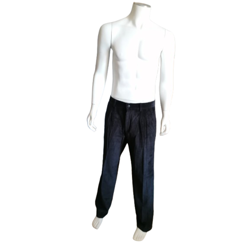 Broek Vintage Corduroy Black T46 Deadstock