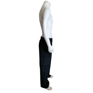 Broek Vintage Corduroy Black T46 Deadstock