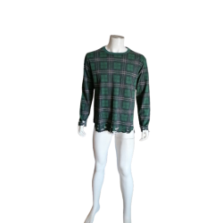 Diesel StyleLab Archiefmonster Vernietig Tartan Y2K