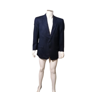 Italiano alfaiate jaqueta arquivamento showroom 2001 lã virgem