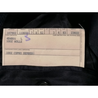 Veste Tailoring Italienne Archive Showroom 2001 Laine Vierge