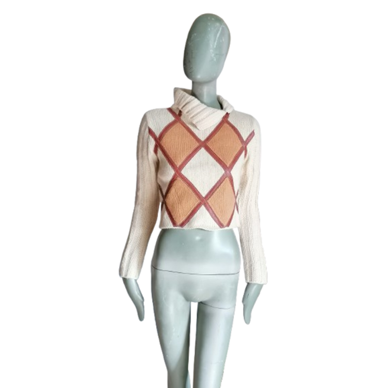 Trui Mesh Archief Argyle Bebouwde Sample Workshop Y2K