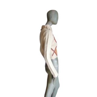 Sweater Mesh Archive Argyle Cropped Sample Workshop Y2K