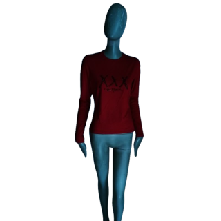 Gay Mattiolo XXX Arquivo Y2K Vermelho T-shirt Deadstock