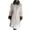 Mantelarchiv gestepptes beige Atelier-Fell