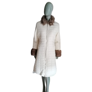 Abrigo Archivo acolchado Beige Atelier Piel