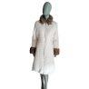 Jas archief gewatteerd beige atelier bont