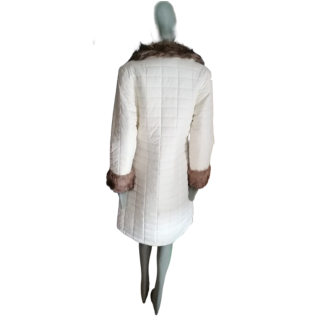 Abrigo Archivo acolchado Beige Atelier Piel