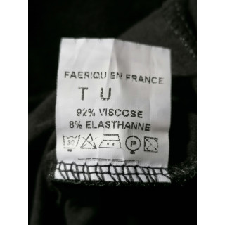 Schwarzes drapiertes schwarzes drapiertes Archivkleid in Frankreich