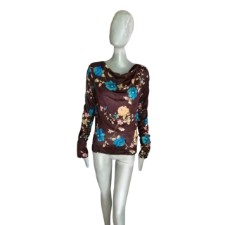Top Archive Atsuro Tayama Japan floral velvet draped