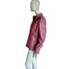 Biker Y2K Giacca Giacca Raspberry Deadstock Corano Workshop