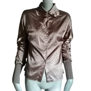 Camisa de archivo Gian Carlo Rossi Botella metálica verde