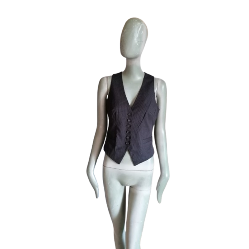 Gilet tailleur rayé noir Y2K H&M