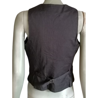 Gilet tailleur rayé noir Y2K H&M